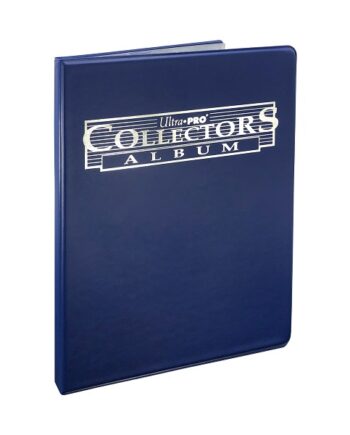 Mappe Ultra Pro 4x10 Collectors Album  -pocket  Plads Til 80 Kort  Cobalt  Blue Bl 195 165   15864