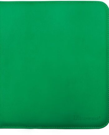 Mappe Zippered 12-pocket Pro-binder: Green 24x20  Plads Til 480 Kort  Ultra Pro  15741