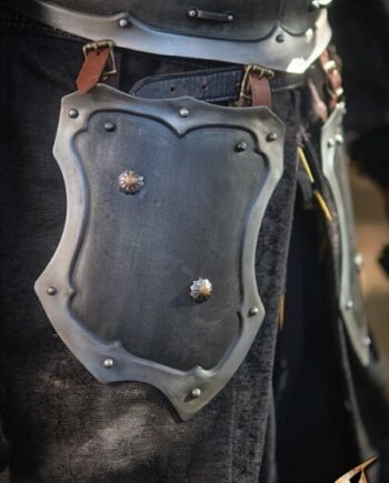 Marauder Belt Shields Epic Armoury Matte Polish Epic Grey One Size Live Rollespil