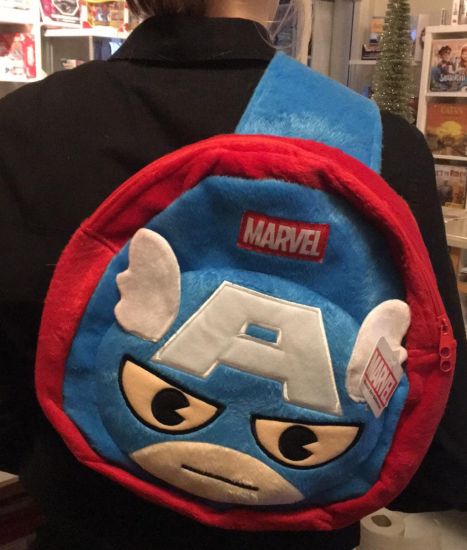 Marvel Captain America Skoletaske Rygs 195 166   Backpack Bag Taske