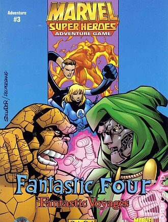 Marvel Super Heroes Adventure Game  Saga System : Adventure   : Fantastic Four Fantastic Voyages