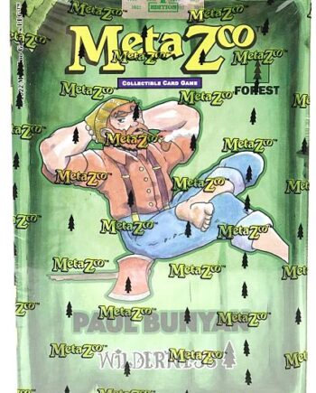 Metazoo Tcg: Cryptid Nation Wilderness  1st Edition  Theme Deck: Forest Paul Bunyan
