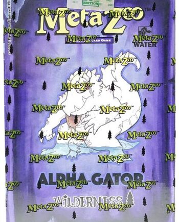 Metazoo Tcg: Cryptid Nation Wilderness  1st Edition  Theme Deck: Water Alpha Gator