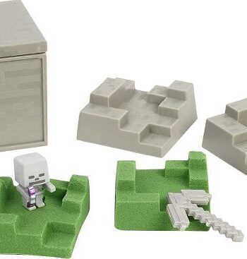 Minecraft Mini Mining Set  Skeleton   Pickaxe  Figure
