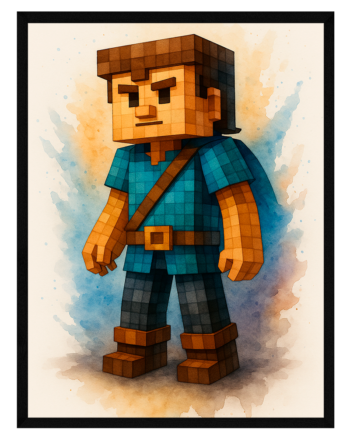 Minecraft Plakat