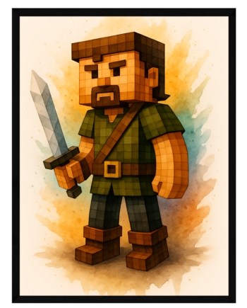 Minecraft Plakat