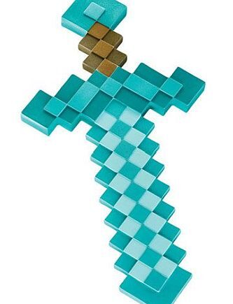 Minecraft Plastic Diamond Sword  Replica  51cm