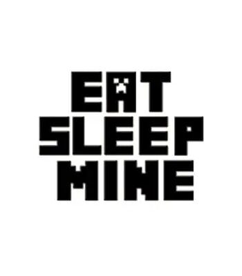 Minecraft Wallsticker  Eat Sleep Mine  70x50cm