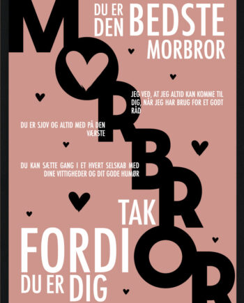 Morbror Plakat Personlig Plakat