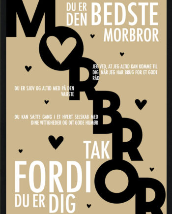 Morbror Plakat Personlig Plakat