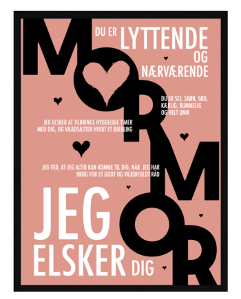 Mormor Plakat Personlig Plakat