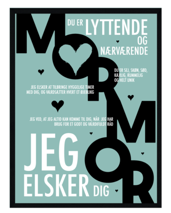 Mormor Plakat Personlig Plakat
