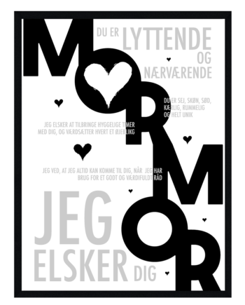 Mormor Plakat Personlig Plakat
