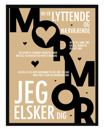 Mormor Plakat Personlig Plakat