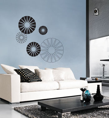 My Flowers Wallsticker Af Heidi Holm Pedersen  80x80 Cm
