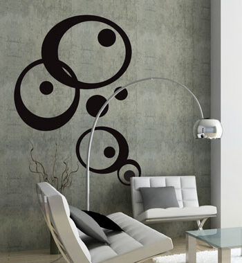 My Roundys Wallsticker Af Heidi Holm Pedersen  100x135 Cm