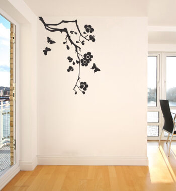 Myflowertree Wallsticker Af Heidi Holm Pedersen  40x50 Cm