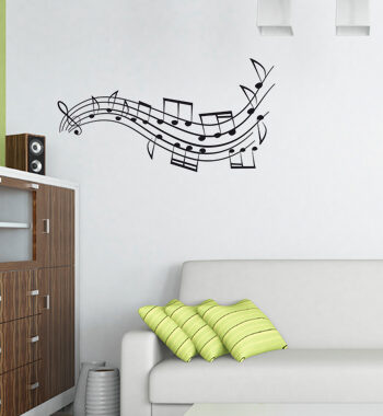 Mymusic Wallsticker Af Heidi Holm Pedersen  30x58 Cm