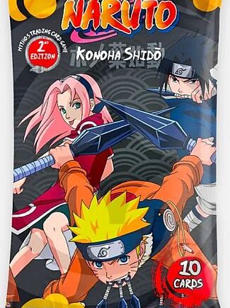 Naruto Mythos Trading Card Game  Tcg : Set 01 Konoha Shido Booster Pack  2nd Edition