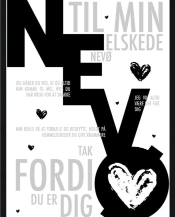 Nevø Plakat Personlig Plakat