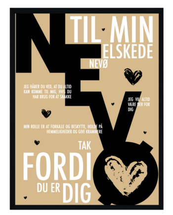 Nevø Plakat Personlig Plakat