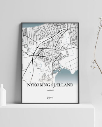 Nykøbing Sjælland Plakaten 42 60 Cm  A2