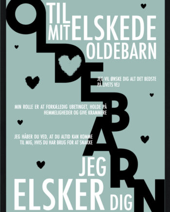 Oldebarn Plakat Personlig Plakat