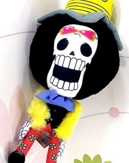 One Piece Brook Plush Bamse Size   60cm