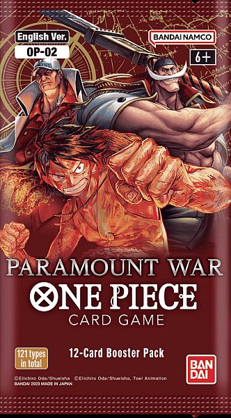 One Piece Card Game: Op02 Paramount War Booster Pack