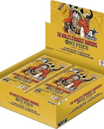One Piece Card Game: Op17: The World   Strongest Warriors Booster Display  Box Med 24 Pakker