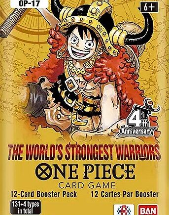 One Piece Card Game: Op17: The World   Strongest Warriors Booster Pack