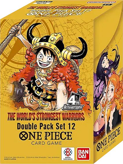 One Piece Card Game: Op17: The World Strongest Warriors Dp12 Double Pack Set Boosters