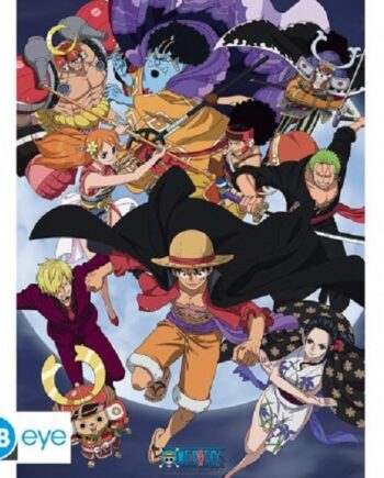 One Piece Wano Raid Poster Plakat 52x35cm