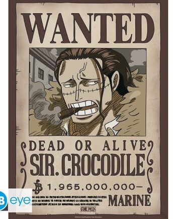 One Piece Wanted Crocodile Wano Poster Plakat