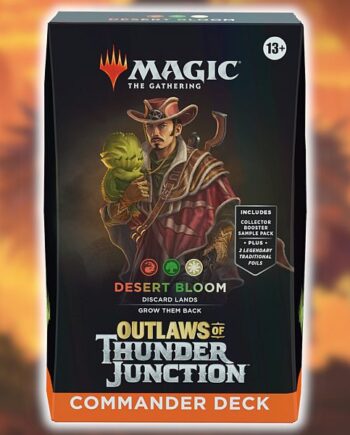 Outlaws Of Thunder Junction Commander  Edh  Multiplayer Magic Deck: V2 Desert Bloom 100 Kort