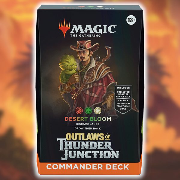 Outlaws Of Thunder Junction Commander Edh Multiplayer Magic Deck: V2 Desert Bloom 100 Kort