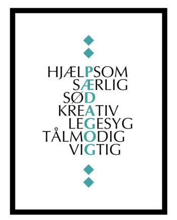 Pædagog Citat Plakat
