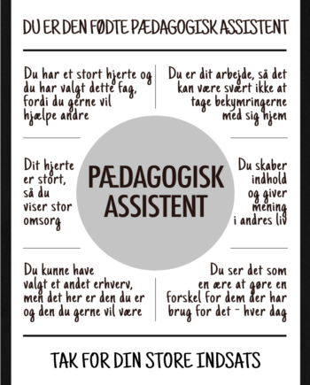 Pædagogisk Assistent Plakat