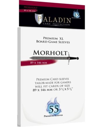 Paladin Sleeves Morholt Premium   89x146mm Clear  Transparent   55 Kortlommer