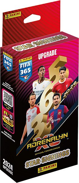 Panini Adrenalyn  : Fifa 365 2024 Upgrade Star Signings Booster Set  Deck  Blister Med 40 Kort   Limited Edition