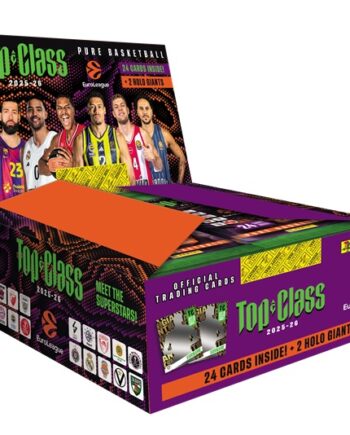 Panini Basketball Top Class: Euroleague 2025-26 Value Pack  Fat Pack  Booster Display   Box Med 10 Pakker