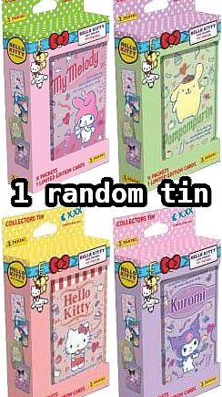 Panini Hello Kitty   Friends Trading Card Collection: Fun Together Pocket Tin  Mini    Booster Packs     Limited-kort