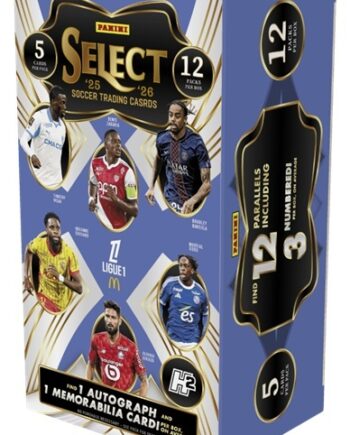 Panini Soccer Select 2025-26 Ligue   Hobby Booster Box  Display    Box Med 12 Pakker