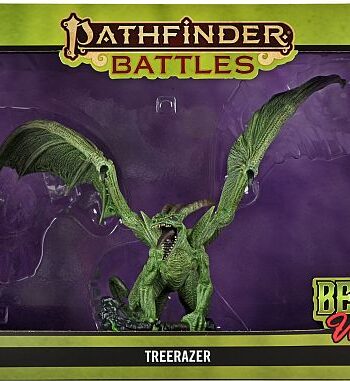 Pathfinder Battles:  Bestiary Unleashed Treerazer  Green Dragon  Premium Set