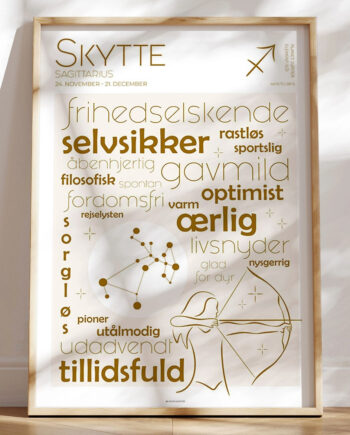 Plakat Stjernetegn Skytte