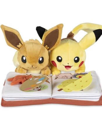 Pok 195 169 Mon: Seasonal Celebrations: Pikachu   Eevee Discovery Days Pok 195 169 Mon Center Plush Bamse 30cm