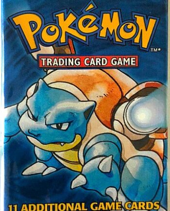 Pokemon Base Set   Booster Pack Blastoise Artwork