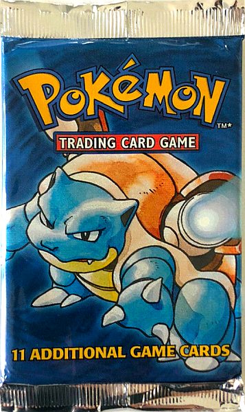 Pokemon Base Set   Booster Pack Blastoise Artwork