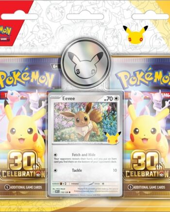 Pokemon Blister Pack Mega Evolution: 30th Celebration  -pack Blister Collection: Eevee    Boosters