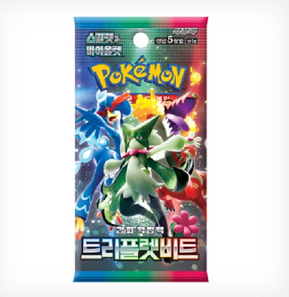 Pokemon Booster Pakke Scarlet Violet Sv1a: Strength Expansion Pack Triplet Beat Koreansk